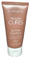 Баттер шампунь для кудрявых волос в тревел формате LANZA Healing Curls Butter Shampoo (50 мл)